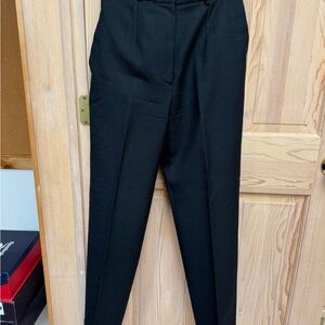 Classic Black Wool Trousers